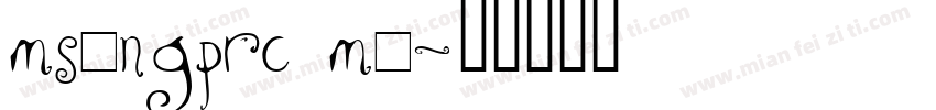 msungprc me字体转换
